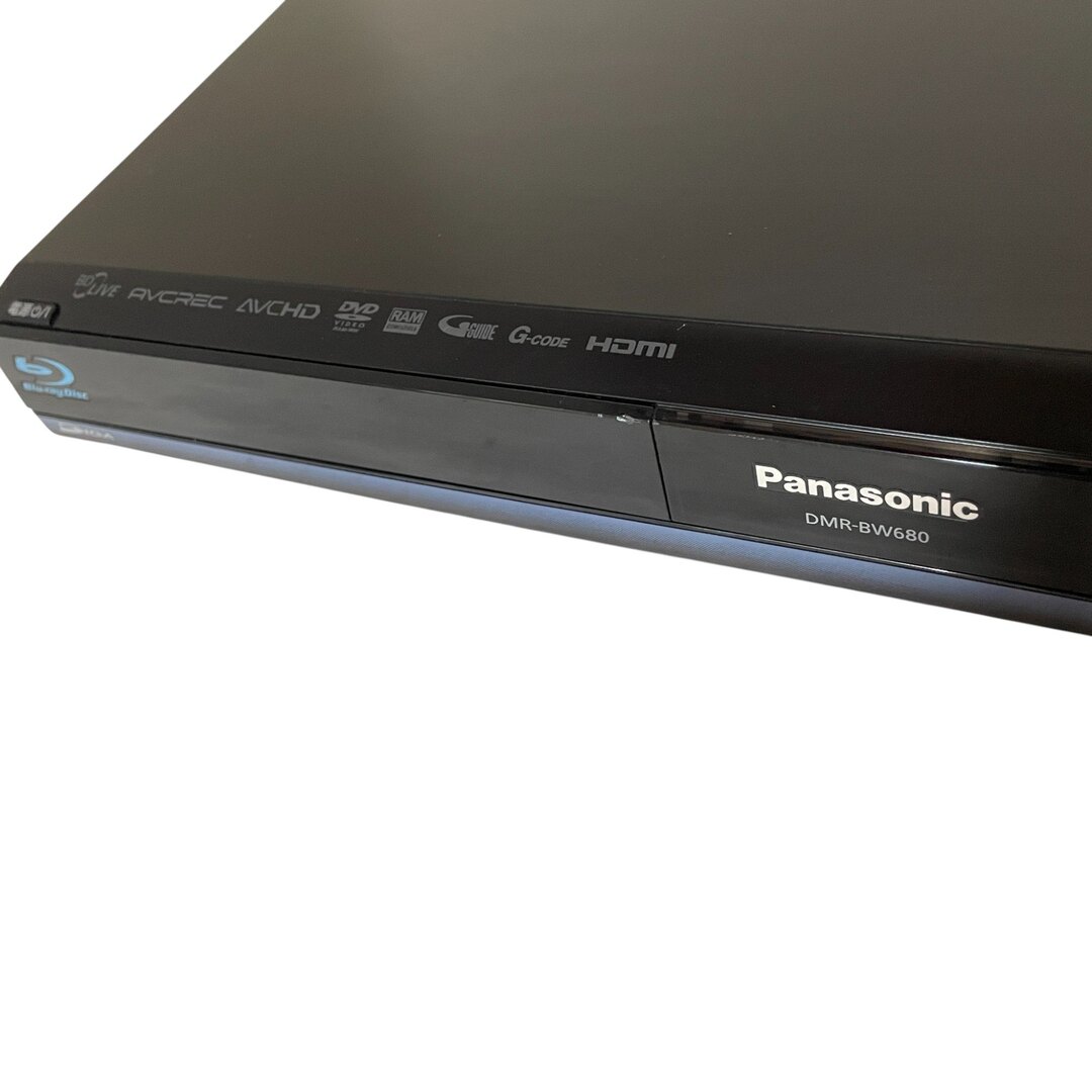 Panasonic(パナソニック)の▲ パナソニック Panasonic 2チューナー ブルーレイレコーダー DMR-BW680-K 500GB ブラック 1700-3076 スマホ/家電/カメラのテレビ/映像機器(ブルーレイレコーダー)の商品写真
