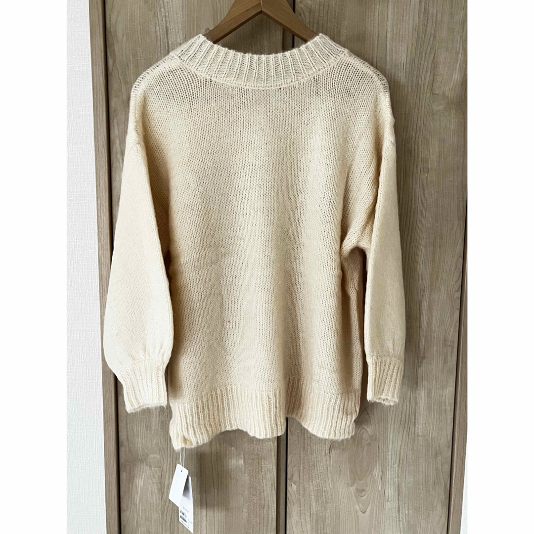 mystic(ミスティック)の【新品】mystic モヘアライクオーバーサイズニットセーター　ベルトポーチ付き レディースのトップス(ニット/セーター)の商品写真