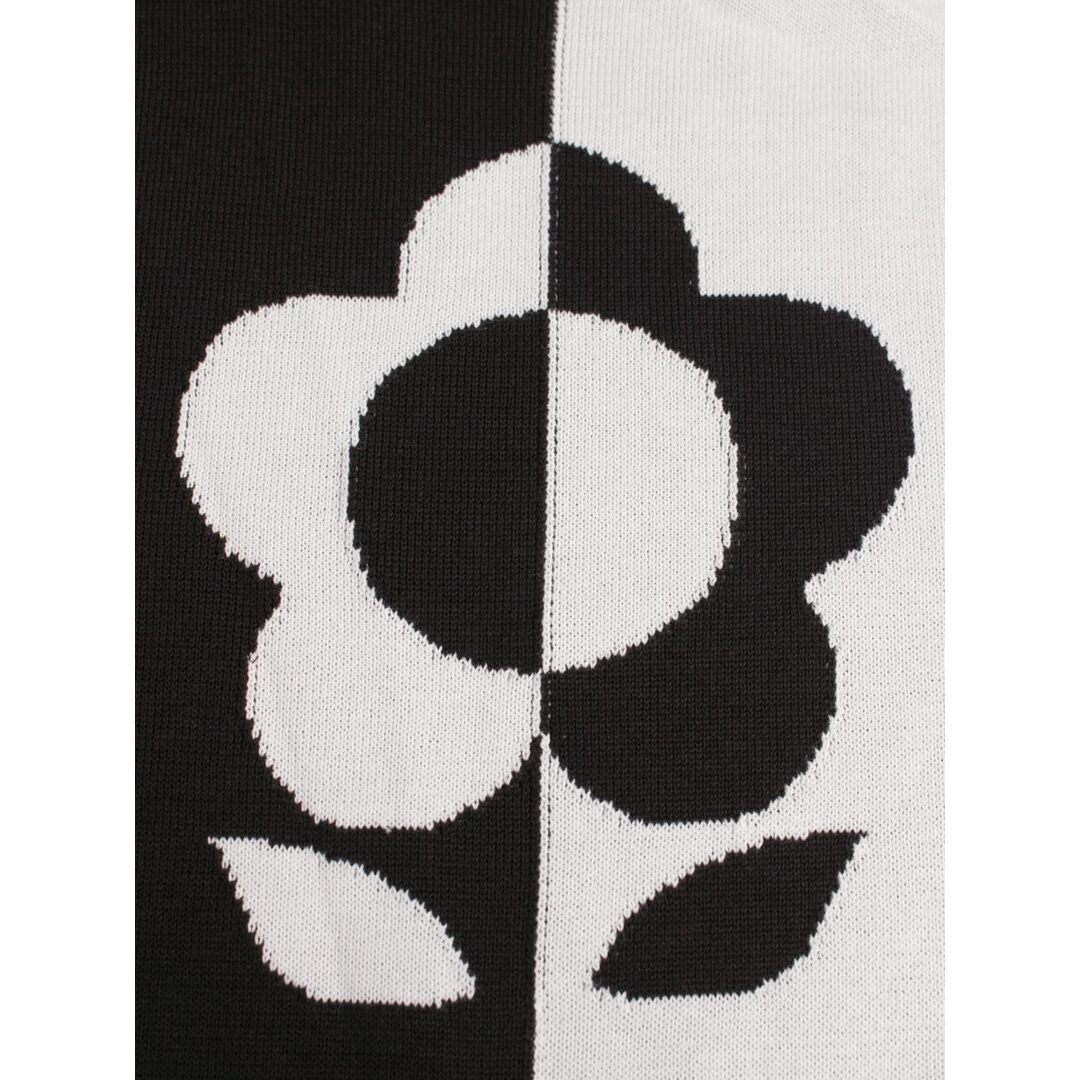 M'S GRACY - エムズグレイシー Black & White Knit One-piece 918130