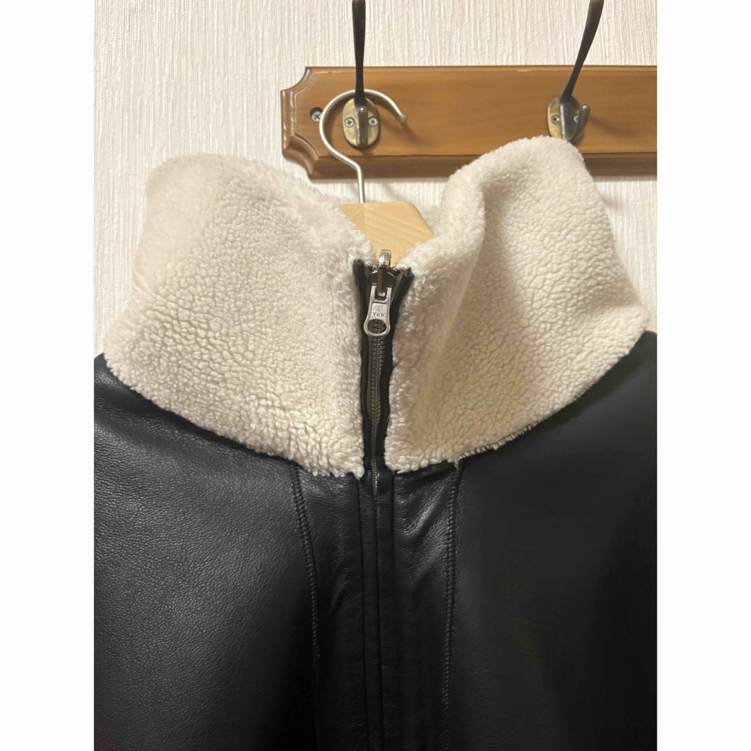 ELENDEEK(エレンディーク)のELENDEEK エレンディーク　2WAYボアフォーレザーコート　オフホワイト レディースのジャケット/アウター(その他)の商品写真