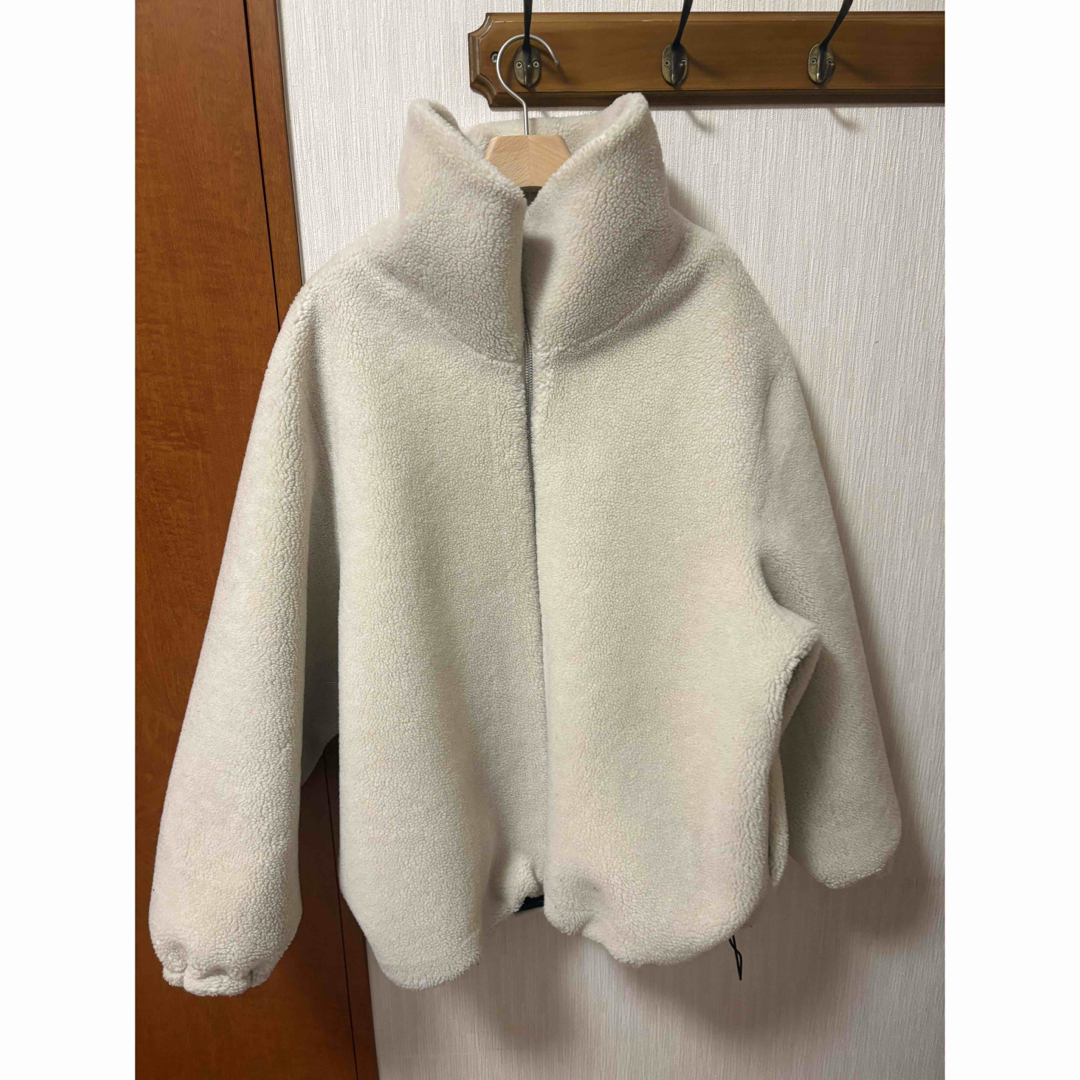 ELENDEEK(エレンディーク)のELENDEEK エレンディーク　2WAYボアフォーレザーコート　オフホワイト レディースのジャケット/アウター(その他)の商品写真