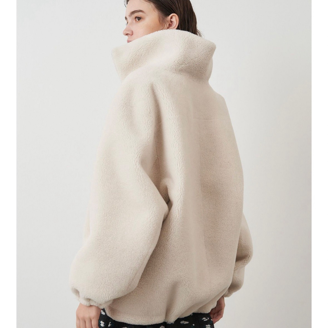 ELENDEEK(エレンディーク)のELENDEEK エレンディーク　2WAYボアフォーレザーコート　オフホワイト レディースのジャケット/アウター(その他)の商品写真