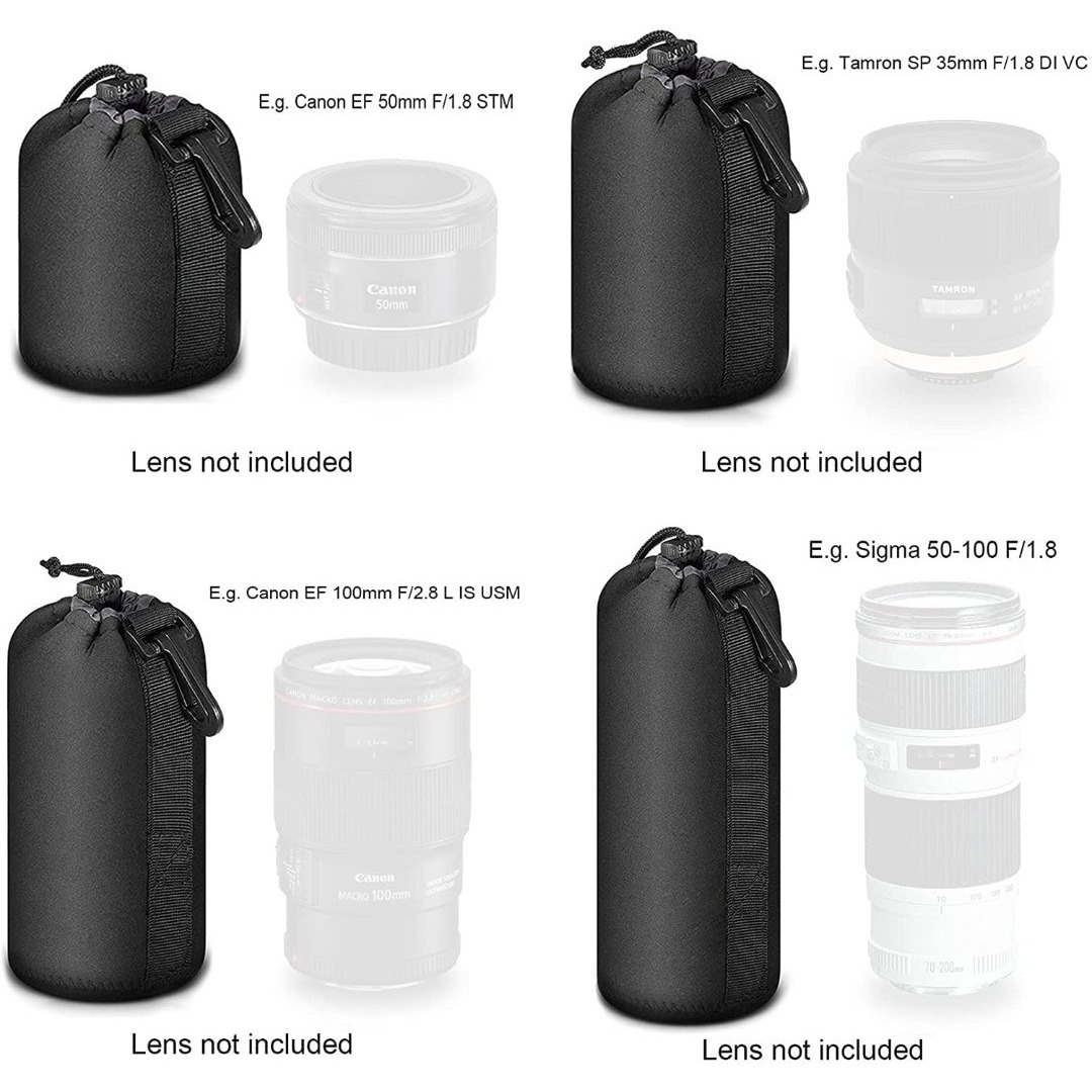 【特価セール】Selens レンズケース レンズ袋 カメラレンズポーチ 一眼レフ スマホ/家電/カメラのカメラ(その他)の商品写真