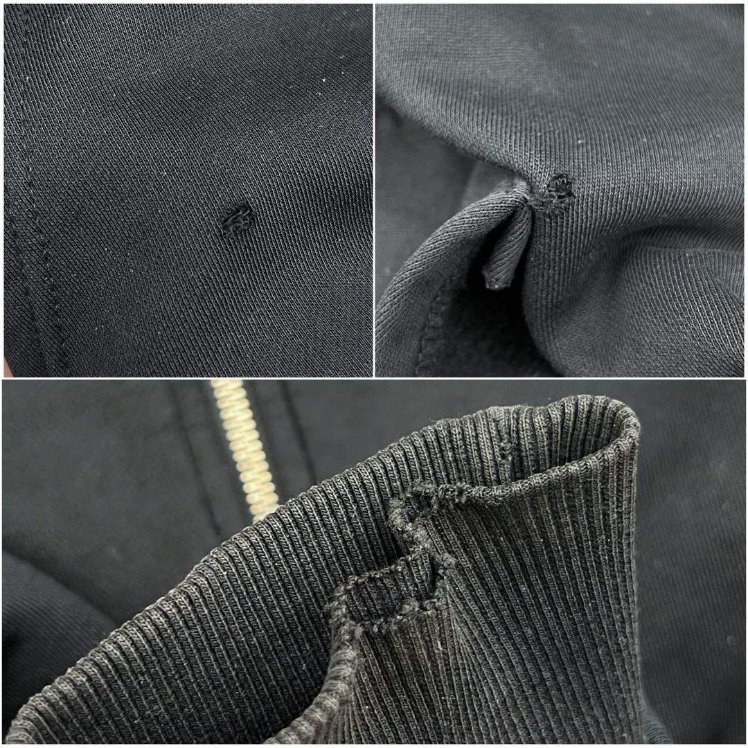 Chrome Hearts(クロムハーツ)の【良品】クロムハーツ　クロスパッチ　刺繍　ジップアップパーカー　ブラック　866 メンズのトップス(パーカー)の商品写真