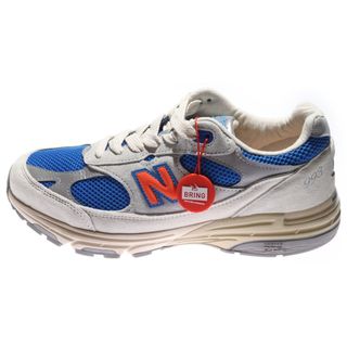 New Balance - New Balance ニューバランス ×KITH Madison Square Garden マディソンスクエアガーデン ローカットスニーカー ホワイト/ブルー U993MS US10/28.0cm