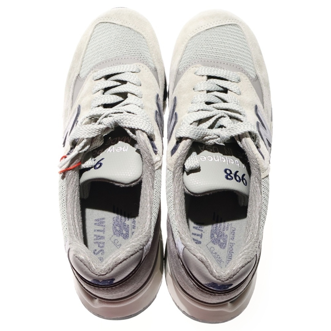 New Balance(ニューバランス)のNew Balance ニューバランス ×WTAPS U998WT ダブルタップス スエード ローカットスニーカー グレー US7.5/25.5cm メンズの靴/シューズ(スニーカー)の商品写真