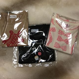 セリーヌ(celine)の美品 CELINE･エミーテンプル･ポンポネット3点セット(Tシャツ/カットソー)