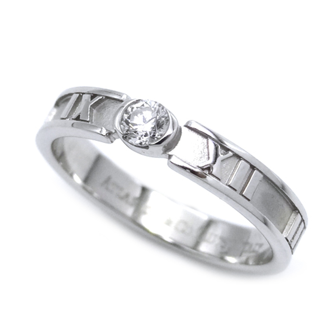 Tiffany & Co.(ティファニー)のティファニー アトラスリング 1Pダイヤ 10.5号 K18ホワイトゴールド K18WG 指輪 Tiffany＆Co. 横浜BLANC レディースのアクセサリー(リング(指輪))の商品写真