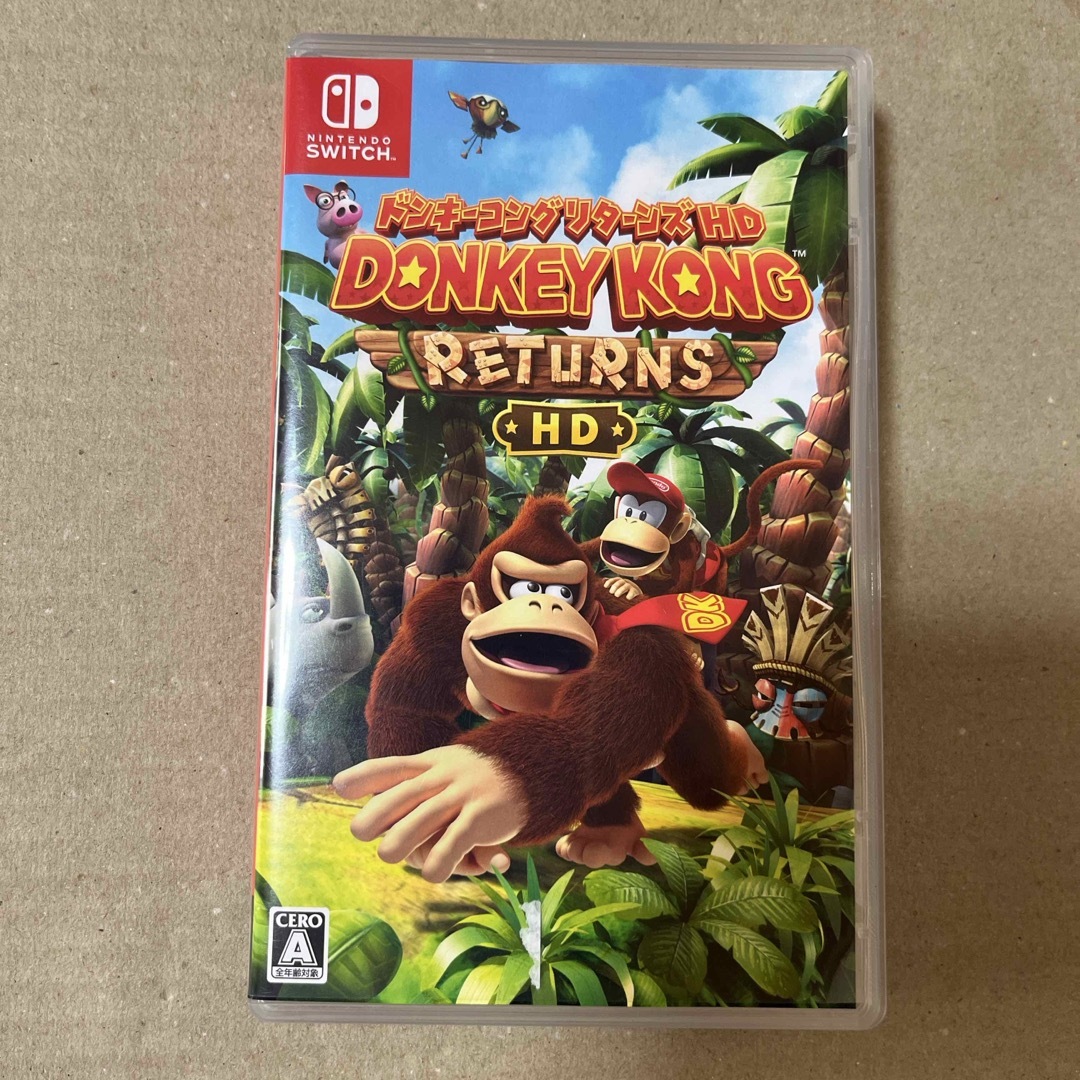 Nintendo Switch(ニンテンドースイッチ)のSwitch ドンキーコング リターンズ HD エンタメ/ホビーのゲームソフト/ゲーム機本体(家庭用ゲームソフト)の商品写真