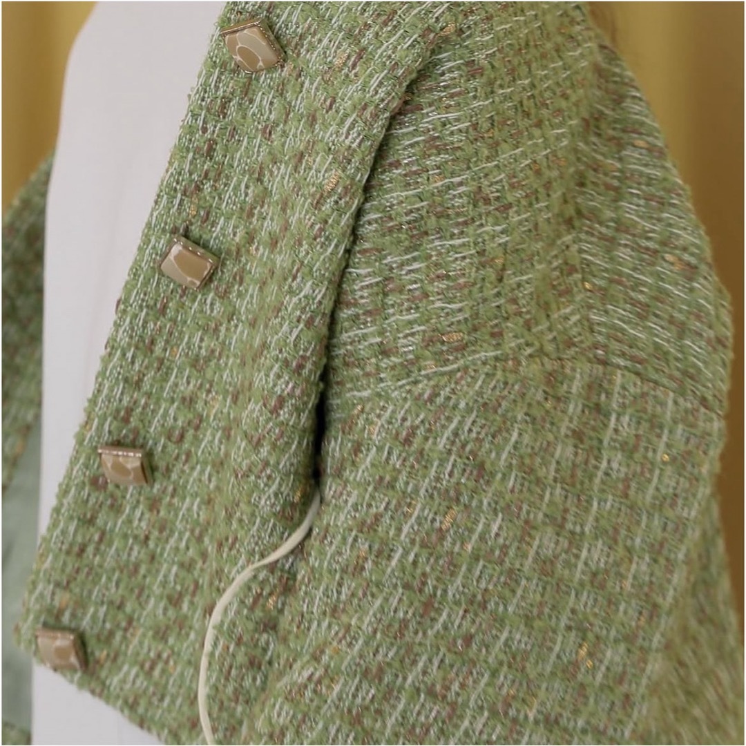 Katrin TOKYO ツイードジャケット　新品未使用♡12/16まで出品予定 レディースのジャケット/アウター(ノーカラージャケット)の商品写真