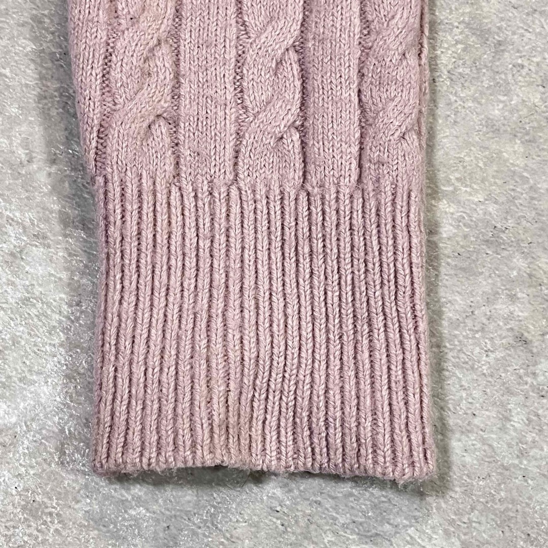 SNIDEL(スナイデル)のSNIDEL スナイデル BEARPAW ケーブルニット ピンク フリーサイズ レディースのトップス(ニット/セーター)の商品写真
