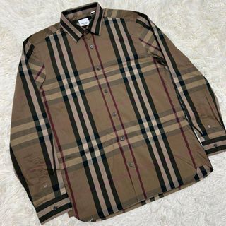【極美品/現行】バーバリーロンドンイングランド シャツ 長袖シャツ ボタンダウン