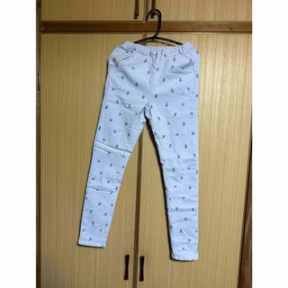 タグ付未使用品 裏起毛ストレッチ 10分丈ズボンパンツ 140 ムージョンジョン