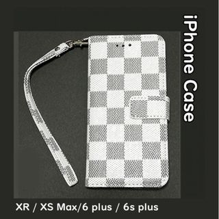 SALE★iPhone各種!チェック柄 ホワイト