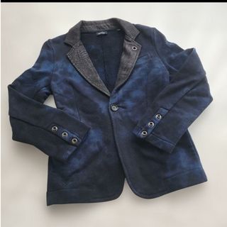DIESEL ディーゼル ジャケット 黒 青 サイズ10 140 150