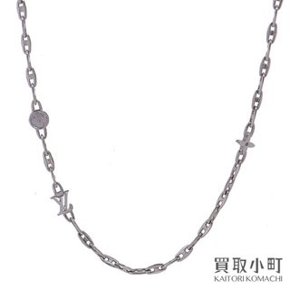 【美品】ルイヴィトン【LOUIS VUITTON】M02225 ネックレス LV スピード シルバー メンズ アクセサリー ファッション ジュエリー LV SPEED NECKLACE【Aランク】【中古】