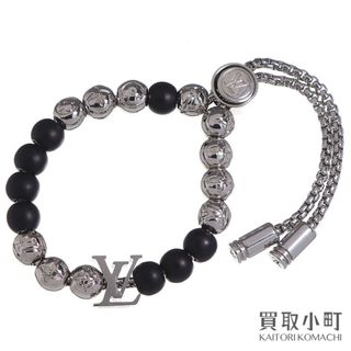 【美品】ルイヴィトン 【LOUIS VUITTON】M00512 ブレスレット モノグラム ビーズ ブラスレ モノグラム LVイニシャル アクセサリー ファッションジュエリー LV BRACELET BEADS【Aランク】【中古】