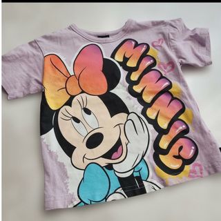 ベビードール ディズニー ミニーマウス 半袖 Tシャツ 110 薄紫