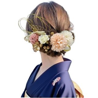 WSKLY(ワスクリ) 成人式 髪飾り バドフラワー 髪飾り 成人式 卒業式 か