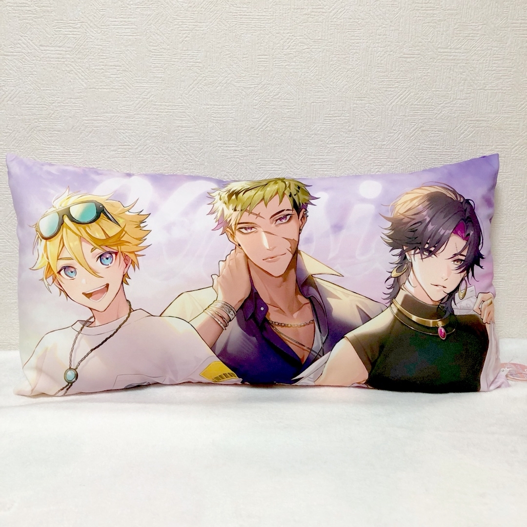 にじさんじ(ニジサンジ)のにじさんじ HEROES  海の家 ロングクッション Krisis エンタメ/ホビーのおもちゃ/ぬいぐるみ(キャラクターグッズ)の商品写真