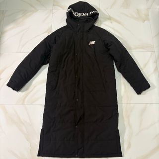 New Balance ニューバランス ベンチコート ロングコート ブラック 黒