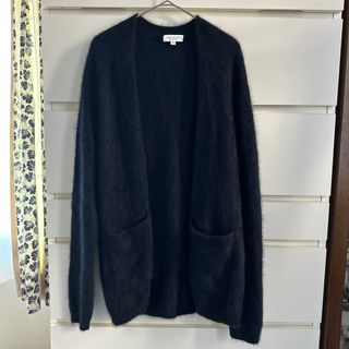 BEAUTY&YOUTH ブラックカーディガン M モヘア 大きめ