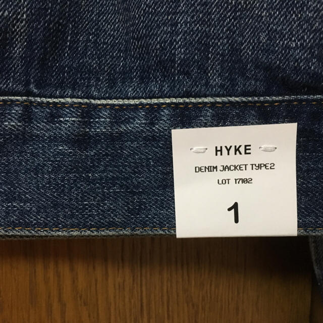 HYKE(ハイク)の新品タグ付き HYKE Gジャン type2 サイズ1 レディースのジャケット/アウター(Gジャン/デニムジャケット)の商品写真