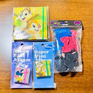 ディズニー ミニアルバムとキラキラスポンジシール