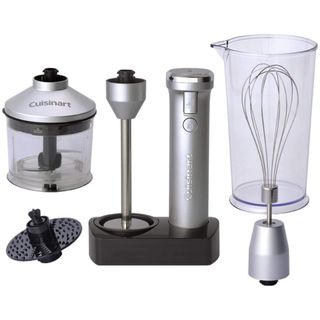 【在庫処分】クイジナート コードレス 充電式 ハンドブレンダー チョッパー付 お