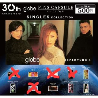 globe PINS SINGLES COLLECTION 6個セット