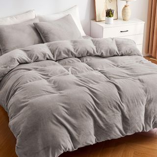 【暖かさ+3℃】掛け布団カバー ゼミダブル【CICA保湿冬用】 冬用 あったか