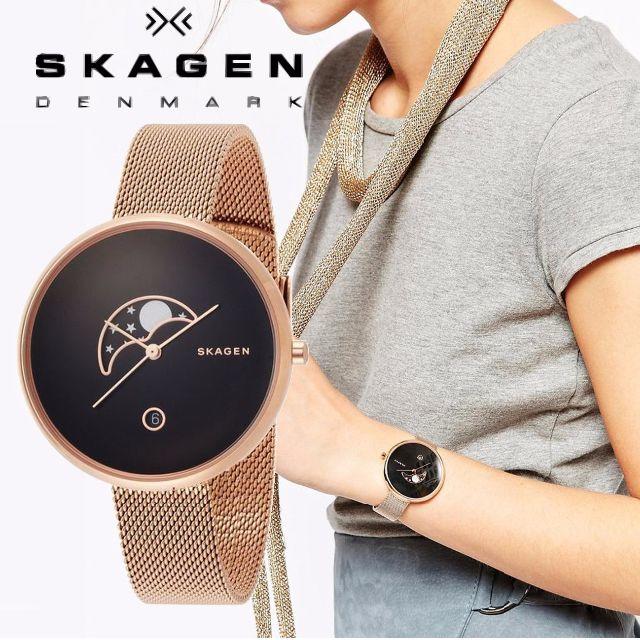 SKAGEN(スカーゲン)のプレミア付！SKAGEN Gitte MoonphaseレディースSKW2371 レディースのファッション小物(腕時計)の商品写真