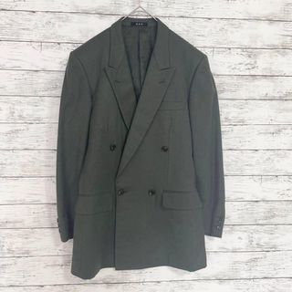 N78 OAK オーク テーラードジャケット ダークグリーン ダブル F