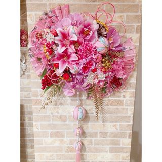 超豪華!豪華絢爛!最高峰のお正月リース♡造花リース♡超特大サイズ♡お正月飾り