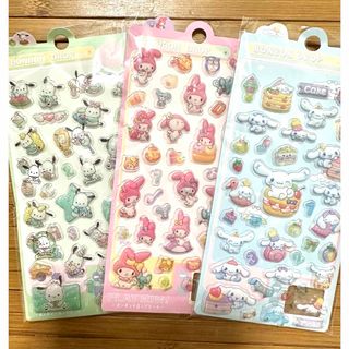 ボンボンドロップシール ぷくぷくシール ポチャコ マイメロ シナモン