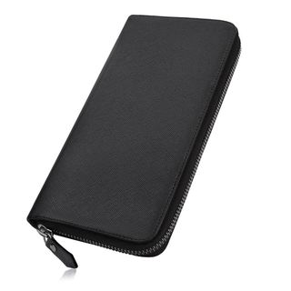 [ATIANNI] 財布 メンズ 長財布 大容量 本革 ラウンドファスナー スキ