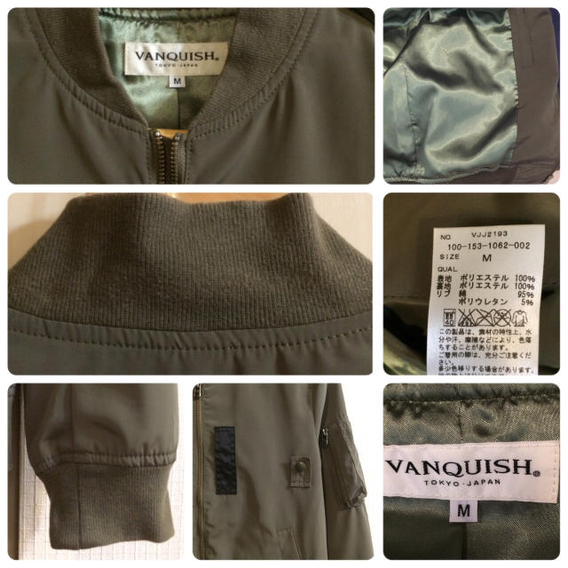 VANQUISH(ヴァンキッシュ)の【売約済】他の方は購入しないでください！VANQUISH メンズのジャケット/アウター(フライトジャケット)の商品写真