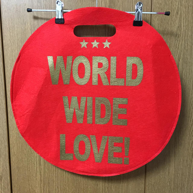 WORLD WIDE LOVE!(ワールドワイドラブ)の【未使用】WORLD WIDE LOVE!(ワールドワイドラブ！)限定ショッパー レディースのバッグ(ショップ袋)の商品写真
