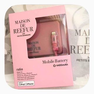 メゾンドリーファー(Maison de Reefur)のreffer 梨花 / 新品 携帯 充電器 バッテリー♪(バッテリー/充電器)
