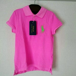 ポロラルフローレン(POLO RALPH LAUREN)のサンジ様専用★濃いピンク 120 正規 ラルフローレン 半袖ポロシャツ(Tシャツ/カットソー)