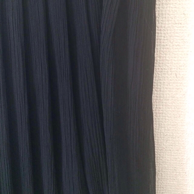 Rope' Picnic(ロペピクニック)の黒のプリーツスカート ロペピクニック レディースのスカート(ひざ丈スカート)の商品写真