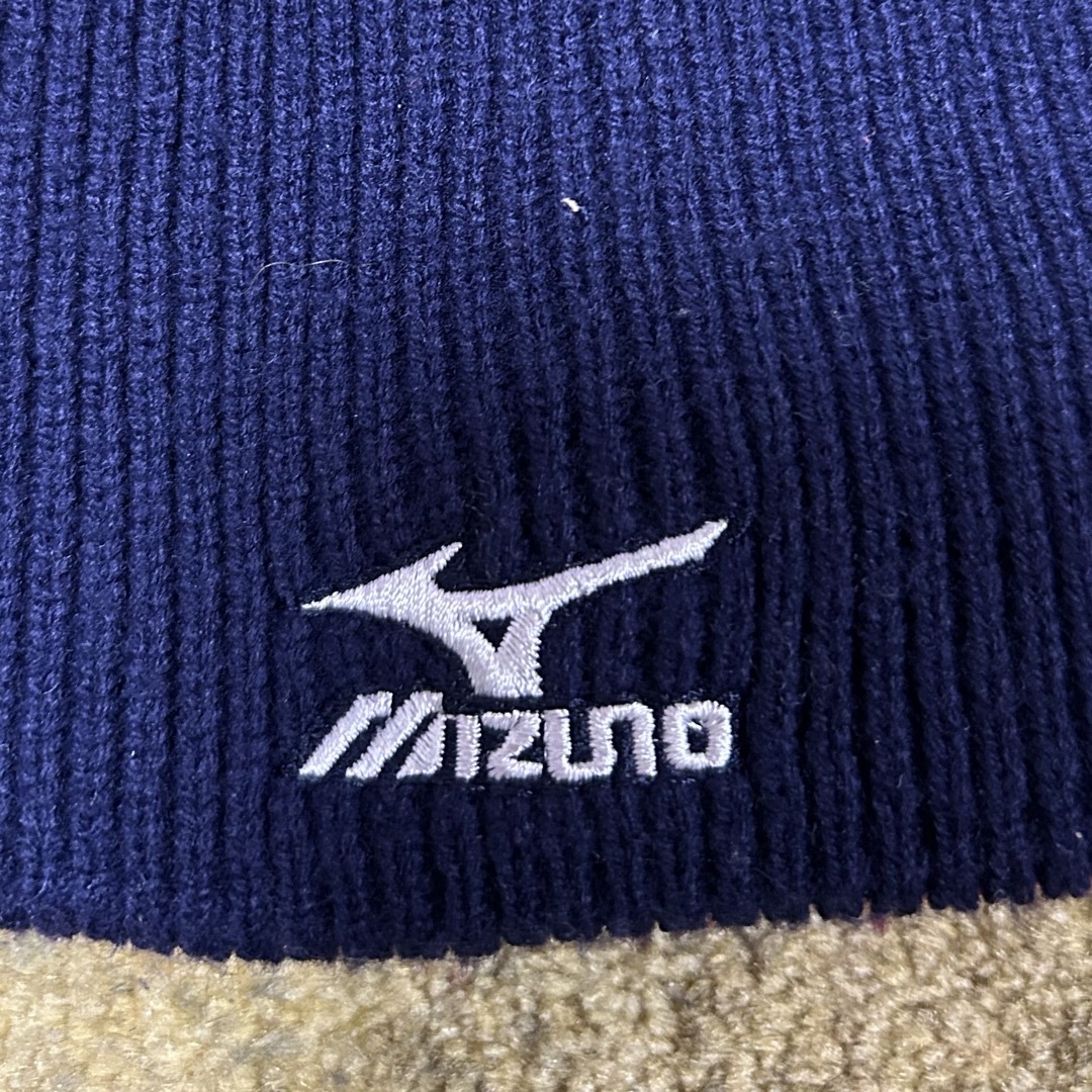 MIZUNO(ミズノ)のMIZUNO ミズノ ニット帽 ネイビー スポーツ　小学生　キッズ　ブレスサーモ キッズ/ベビー/マタニティのこども用ファッション小物(帽子)の商品写真