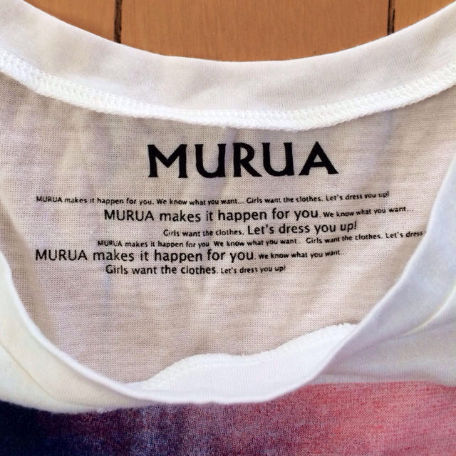MURUA(ムルーア)の【MURUA】FAD限定クロップドT レディースのトップス(Tシャツ(半袖/袖なし))の商品写真