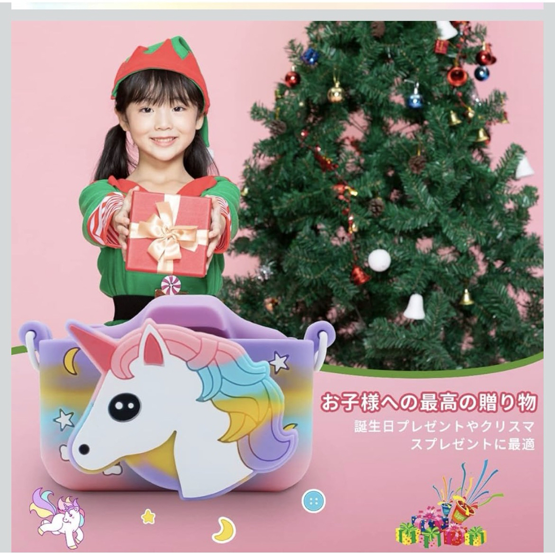 キッズカメラ 子供用トイカメラ 32G SDカード付 子ども デジタルカメラ スマホ/家電/カメラのカメラ(コンパクトデジタルカメラ)の商品写真