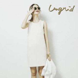 アングリッド(Ungrid)の新品タグ付✴︎ungrid ジャガードカットワンピース(ひざ丈ワンピース)