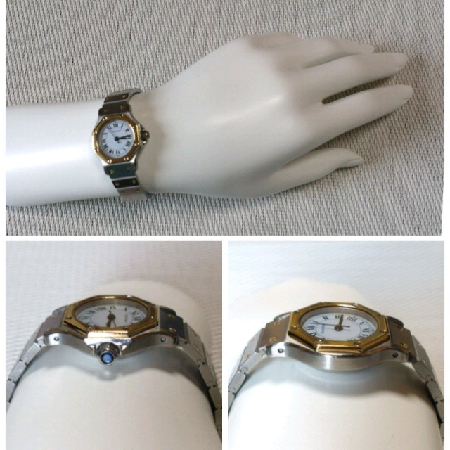 Cartier(カルティエ)の【美品☆】カルティエ サントス オクタゴン SM レディース / 腕時計 レディースのファッション小物(腕時計)の商品写真