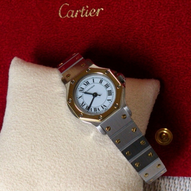 Cartier(カルティエ)の【美品☆】カルティエ サントス オクタゴン SM レディース / 腕時計 レディースのファッション小物(腕時計)の商品写真