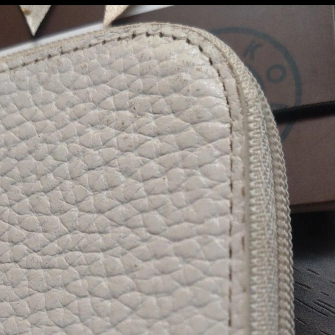 ATAO(アタオ)の最薄長財布「slimo(スリモ)」シリーズ　ホワイト系 レディースのファッション小物(財布)の商品写真