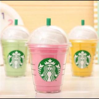 スターバックスコーヒー(Starbucks Coffee)の【新品】ラスト1点‼️スターバックス フラペーチの型バッテリー ピンク(バッテリー/充電器)