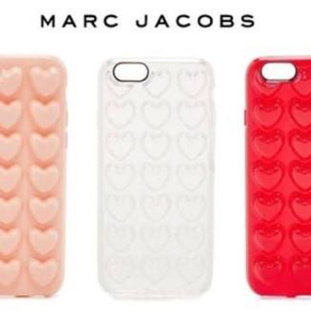 MARC JACOBS(マークジェイコブス)のマークジェイコブス ハート ハードケース シリコン バレンタイン スマホ/家電/カメラのスマホアクセサリー(iPhoneケース)の商品写真